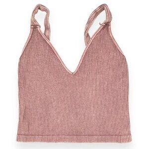 Free people Soft Ribbed Crop top M/L